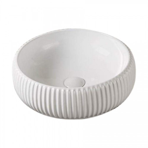 Beyaz Kanallı Seramik Lavabo