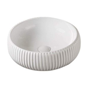 Beyaz Kanallı Seramik Lavabo