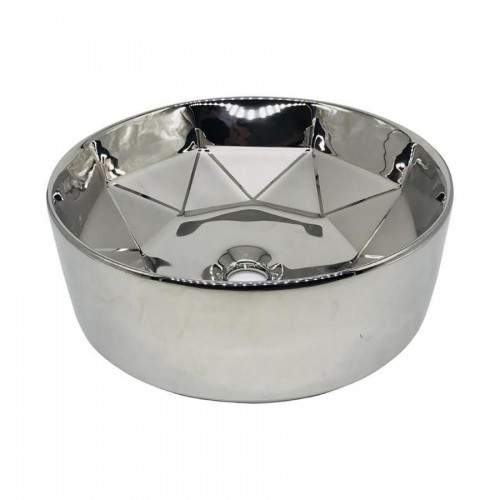 Gümüş Edge Hazneli Seramik Lavabo