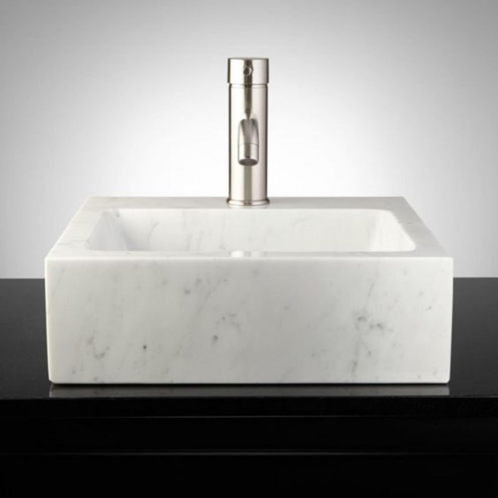 Beyaz Jr Kare Mermer Lavabo Beyaz Jr Kare Mermer Lavabo