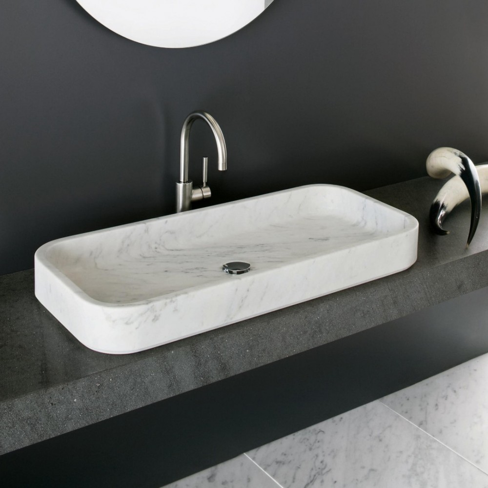 Beyaz Blong Mermer Lavabo Beyaz Blong Mermer Lavabo