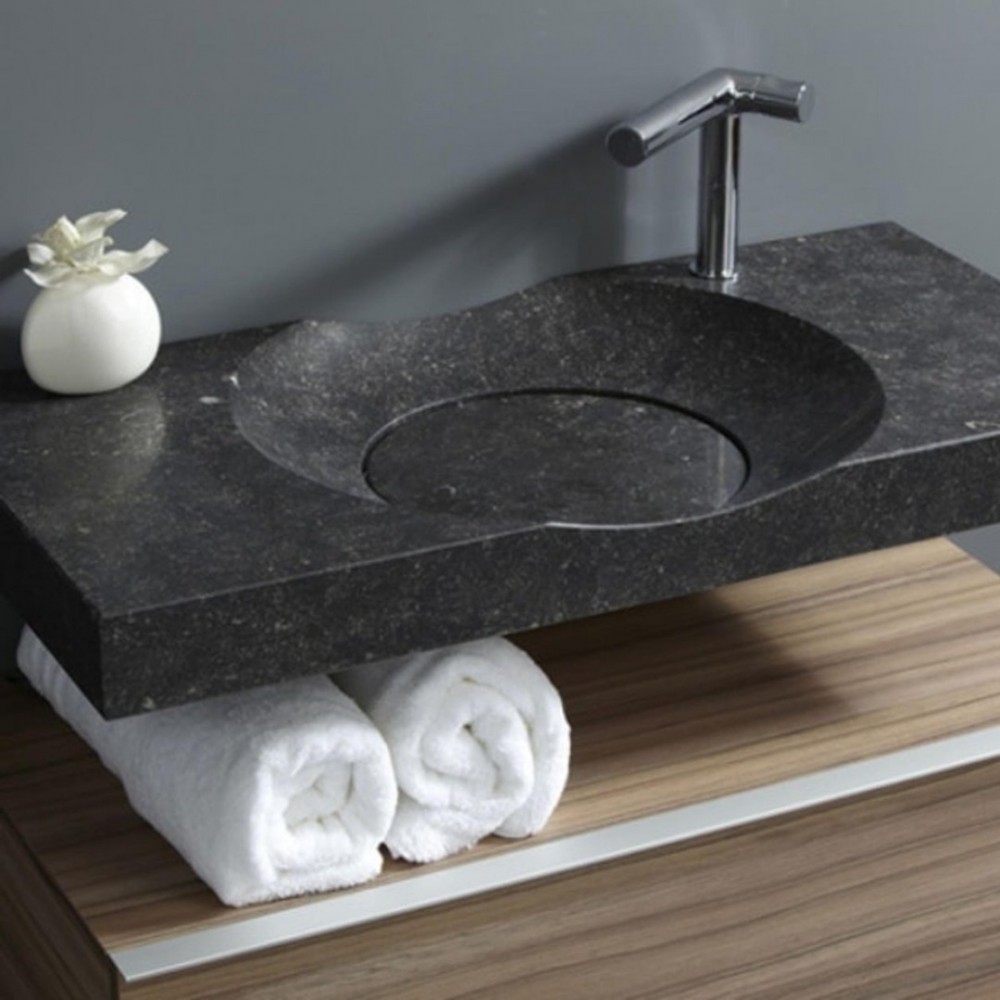 Karaca Siyahı Egzotik Mermer Lavabo Karaca Siyahı Egzotik Mermer Lavabo