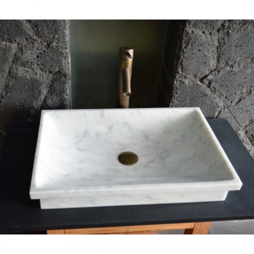 Beyaz Fuga Mermer Lavabo Beyaz Fuga Mermer Lavabo