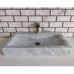 Gri Yay Köşeli Mermer Lavabo Gri Yay Köşeli Mermer Lavabo