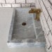Gri Yay Köşeli Mermer Lavabo Gri Yay Köşeli Mermer Lavabo