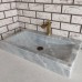 Gri Yay Köşeli Mermer Lavabo Gri Yay Köşeli Mermer Lavabo