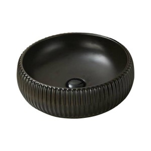 Siyah Kanallı Seramik Lavabo