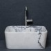 Leylak Kara Pahlı Mermer Lavabo