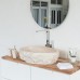 Bej Natural Patlatma Mermer Lavabo Bej Natural Patlatma Mermer Lavabo