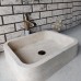 Traverten Dik Köşe Oval Mermer Lavabo Traverten Dik Köşe Oval Mermer Lavabo