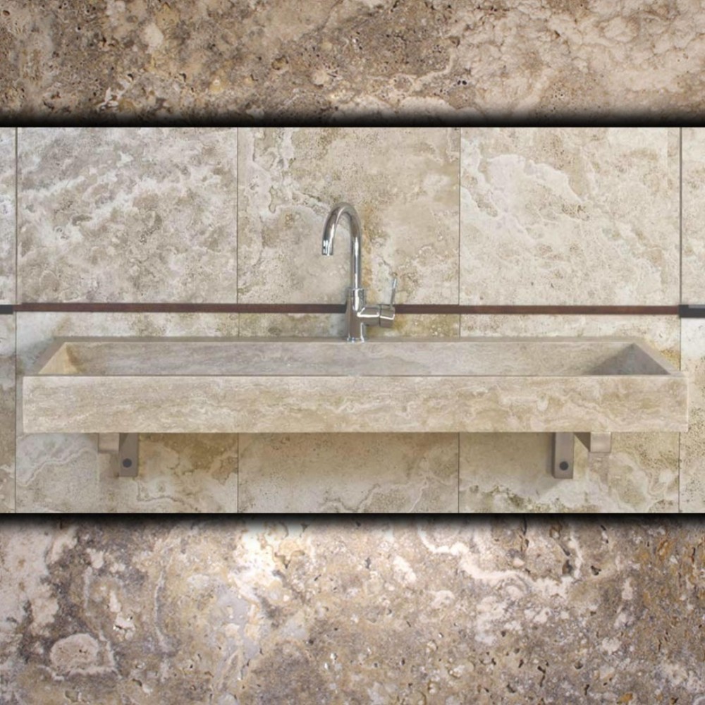 Traverten Stand Mermer Lavabo Traverten Stand Mermer Lavabo