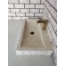 Traverten Yay Patlatma Mermer Lavabo Traverten Yay Patlatma Mermer Lavabo