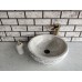 Bej Çanak Patlatma Mermer Lavabo Bej Çanak Patlatma Mermer Lavabo