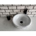 Beyaz Çanak Patlatma Mermer Lavabo Beyaz Çanak Patlatma Mermer Lavabo