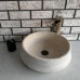 Traverten Camber Yuvarlak Mermer Lavabo Traverten Camber Yuvarlak Mermer Lavabo