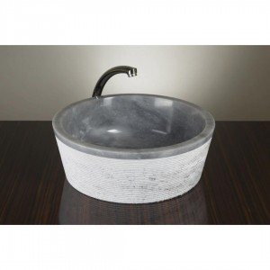 Grey Mermer Lavabo