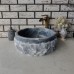 Gri Natural Patlatma Mermer Lavabo Gri Natural Patlatma Mermer Lavabo