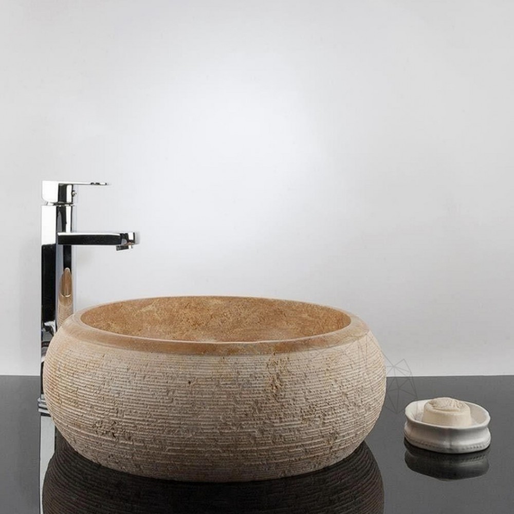 Traverten Liny Mermer Lavabo Traverten Liny Mermer Lavabo