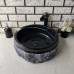 Toros Siyahı Natural Patlatma Mermer Lavabo Toros Siyahı Natural Patlatma Mermer Lavabo