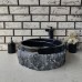 Toros Siyahı Natural Patlatma Mermer Lavabo Toros Siyahı Natural Patlatma Mermer Lavabo