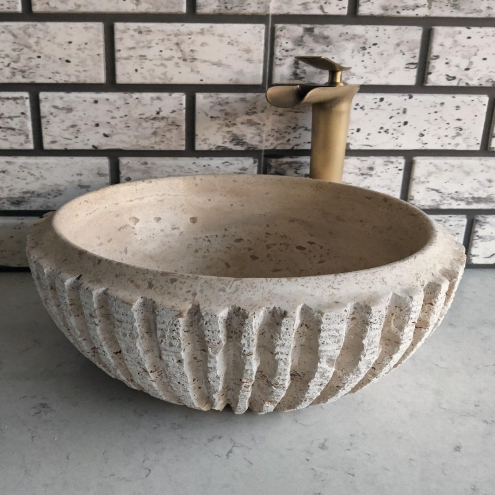 Traverten Kanal Mermer Lavabo Traverten Kanal Mermer Lavabo