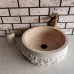 Traverten Natural Patlatma Mermer Lavabo Traverten Natural Patlatma Mermer Lavabo