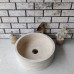 Traverten Silindir Mermer Lavabo