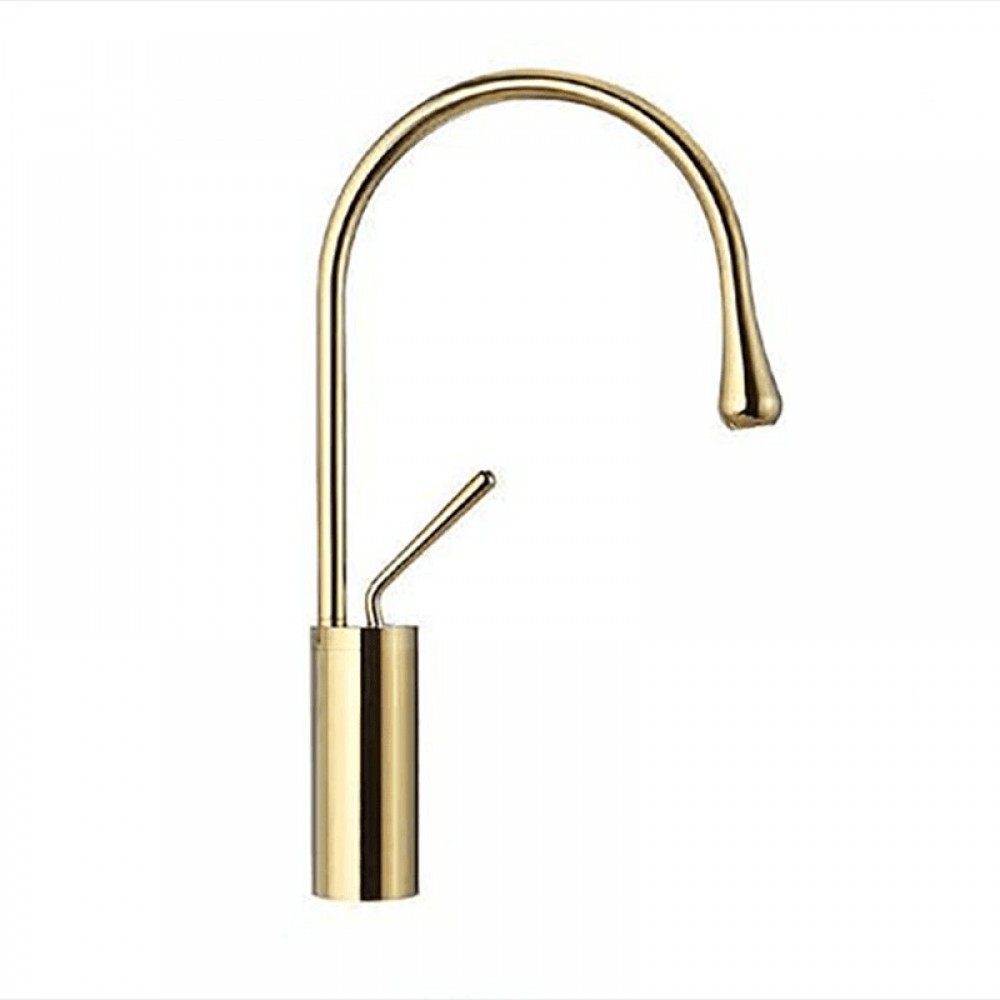 Altın Minimal Mid Lavabo Bataryası Altın Minimal Mid Lavabo Bataryası
