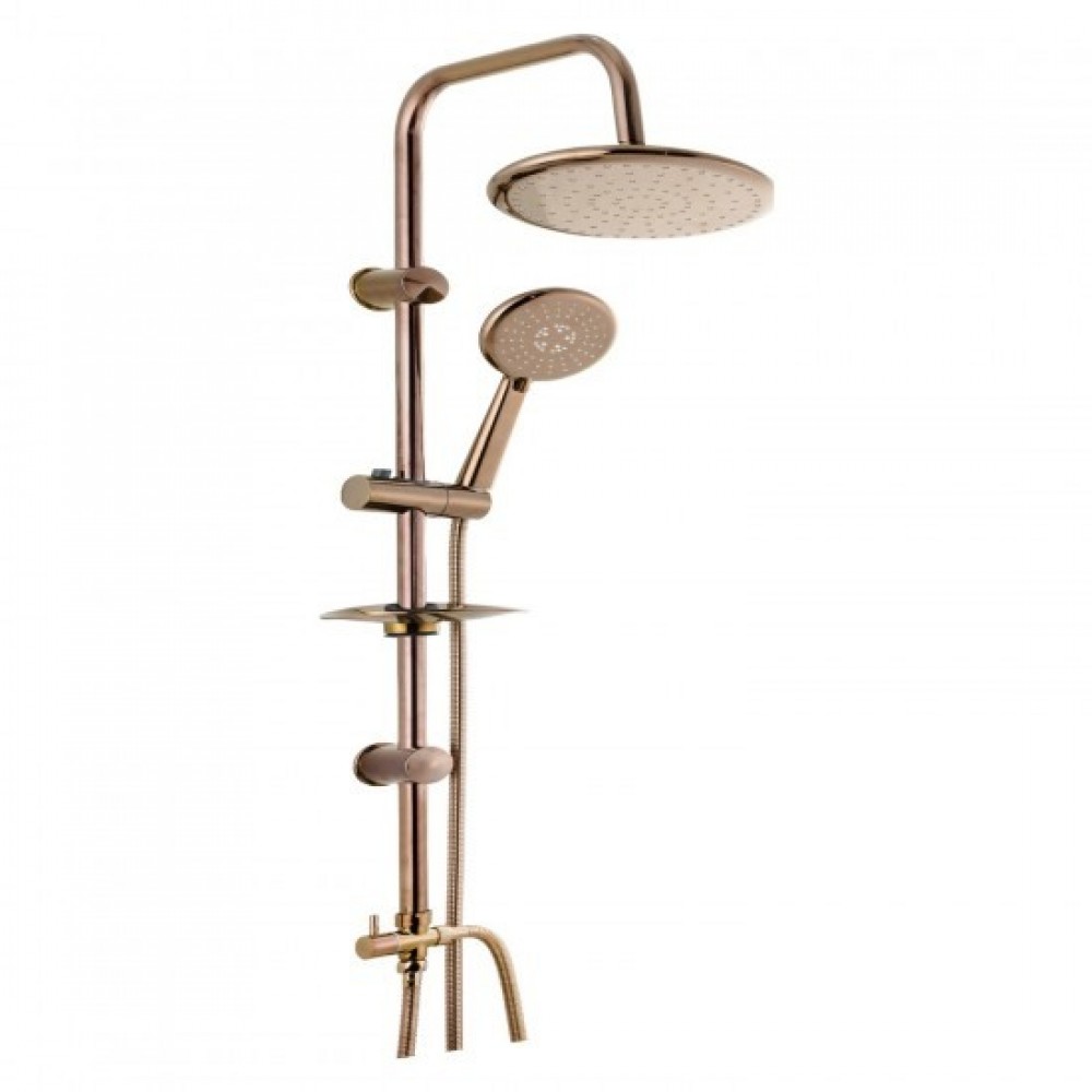 Bakır Yuvarlak Duş Seti Bakır Yuvarlak Duş Seti
