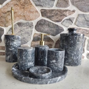 Karaca 7'li Mermer Banyo Seti