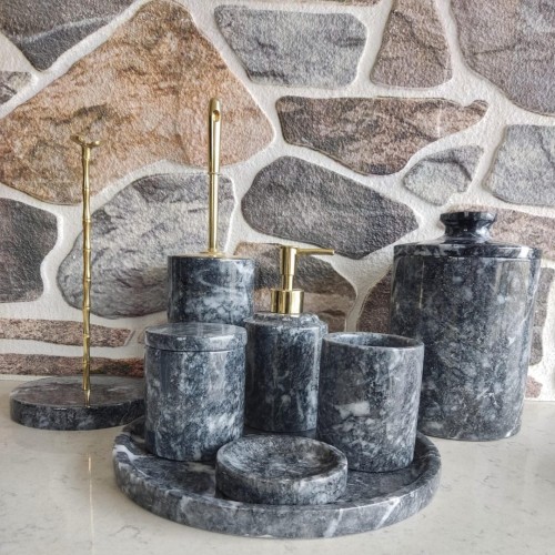 Karaca 8'li Mermer Banyo Seti