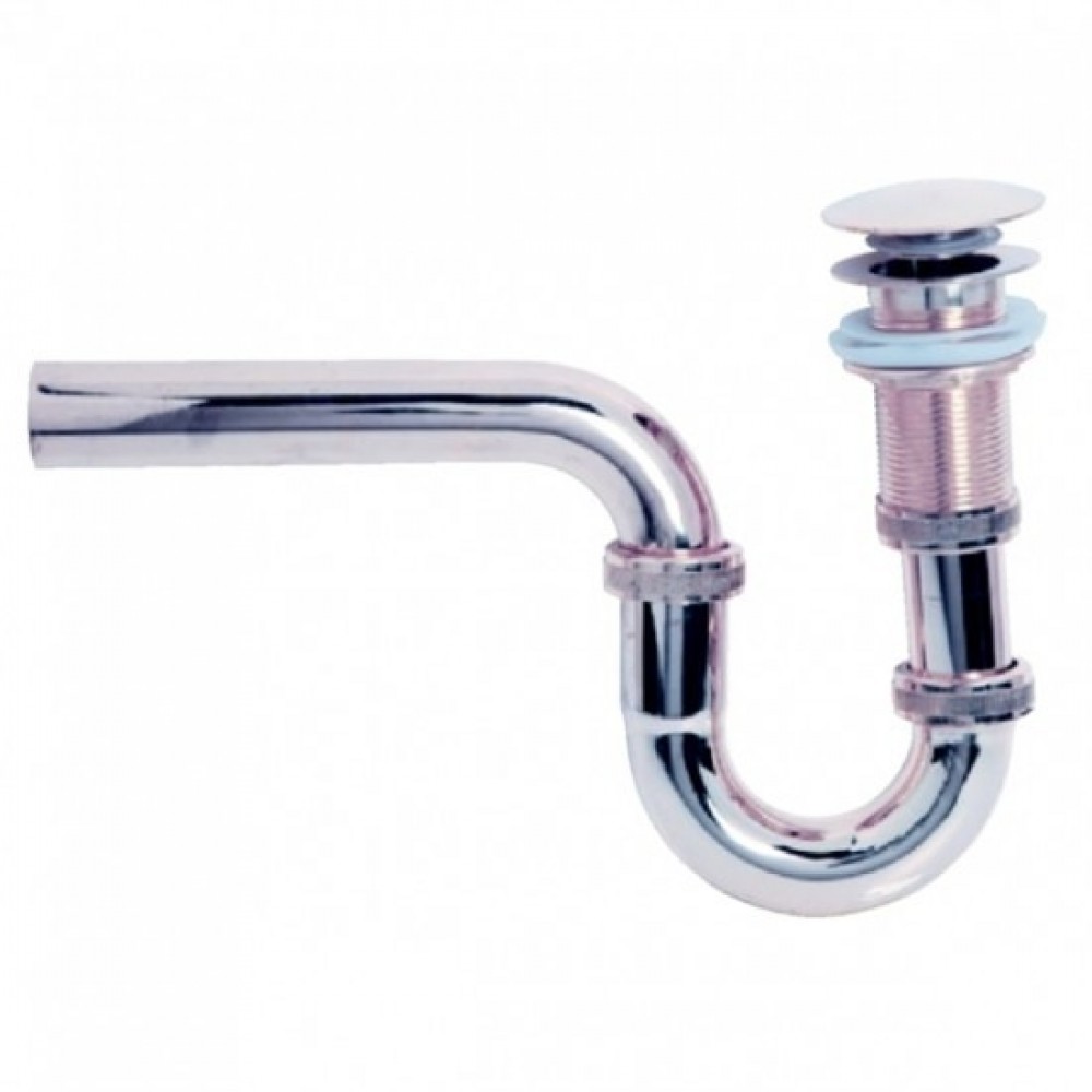 Krom Es Li Lavabo Sifonu Krom Es Li Lavabo Sifonu