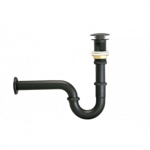 Siyah Es Li Lavabo Sifonu