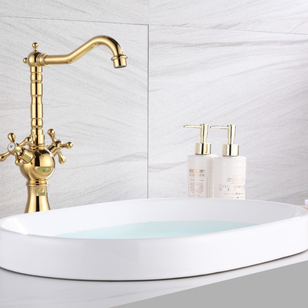 Gold Koç Başlık Çanak Lavabo Bataryası Gold Koç Başlık Çanak Lavabo Bataryası
