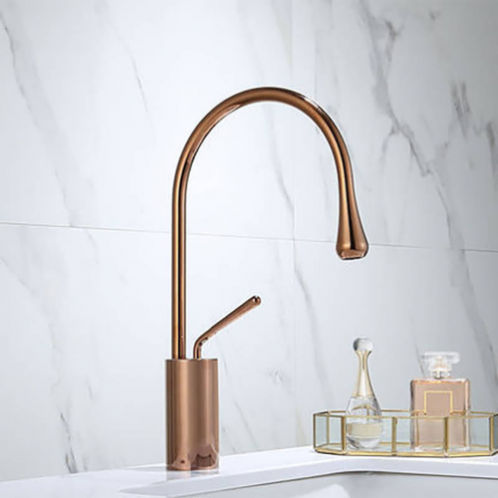 Bakır Minimal Mid Lavabo Bataryası Bakır Minimal Mid Lavabo Bataryası