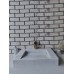 Beyaz Gizli Giderli Köşe Mermer Lavabo Beyaz Gizli Giderli Köşe Mermer Lavabo