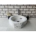Beyaz Altıgen Mermer Lavabo Beyaz Altıgen Mermer Lavabo