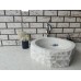 Beyaz Altıgen Mermer Lavabo