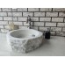 Beyaz Altıgen Mermer Lavabo Beyaz Altıgen Mermer Lavabo