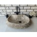 Emparador Step Elips Mermer Lavabo