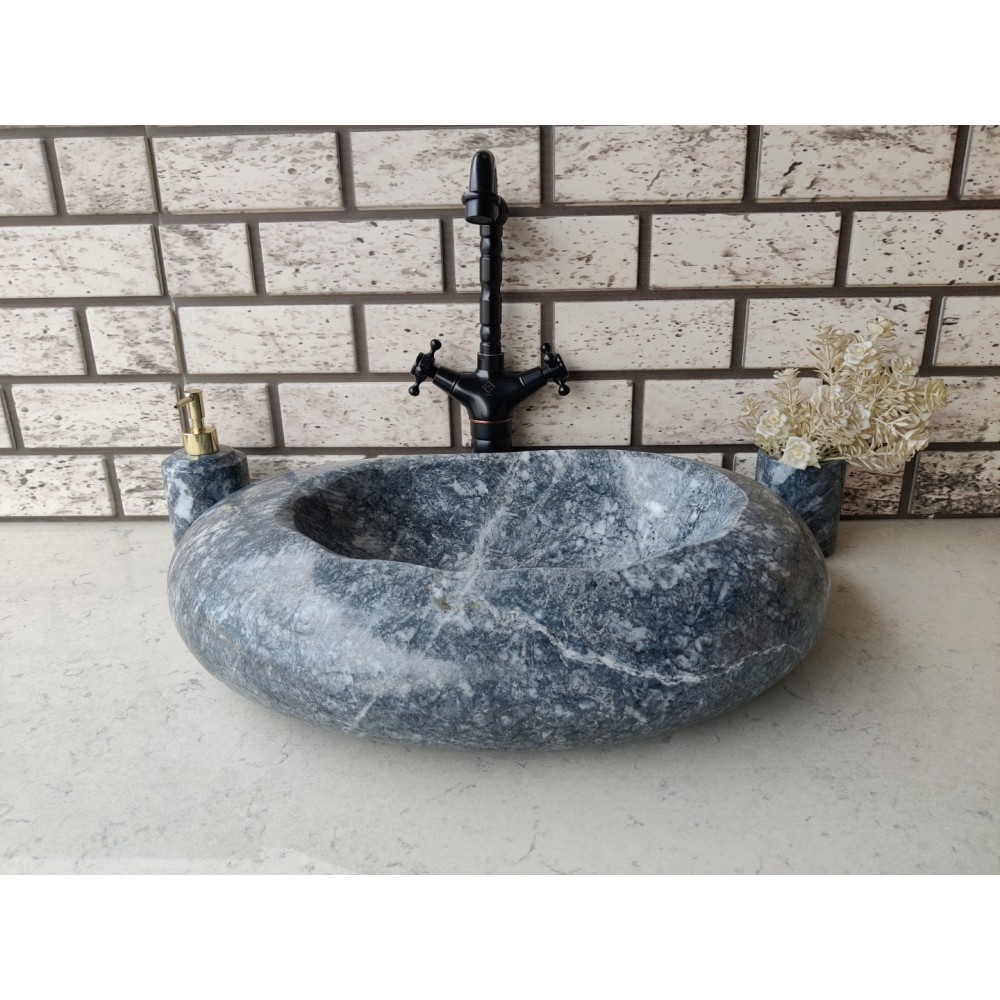 Karaca Siyahı Fat Mermer Lavabo Karaca Siyahı Fat Mermer Lavabo