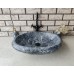 Karaca Siyahı Gear Elips Mermer Lavabo Karaca Siyahı Gear Elips Mermer Lavabo