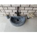 Karaca Siyahı Half D Mermer Lavabo Karaca Siyahı Half D Mermer Lavabo