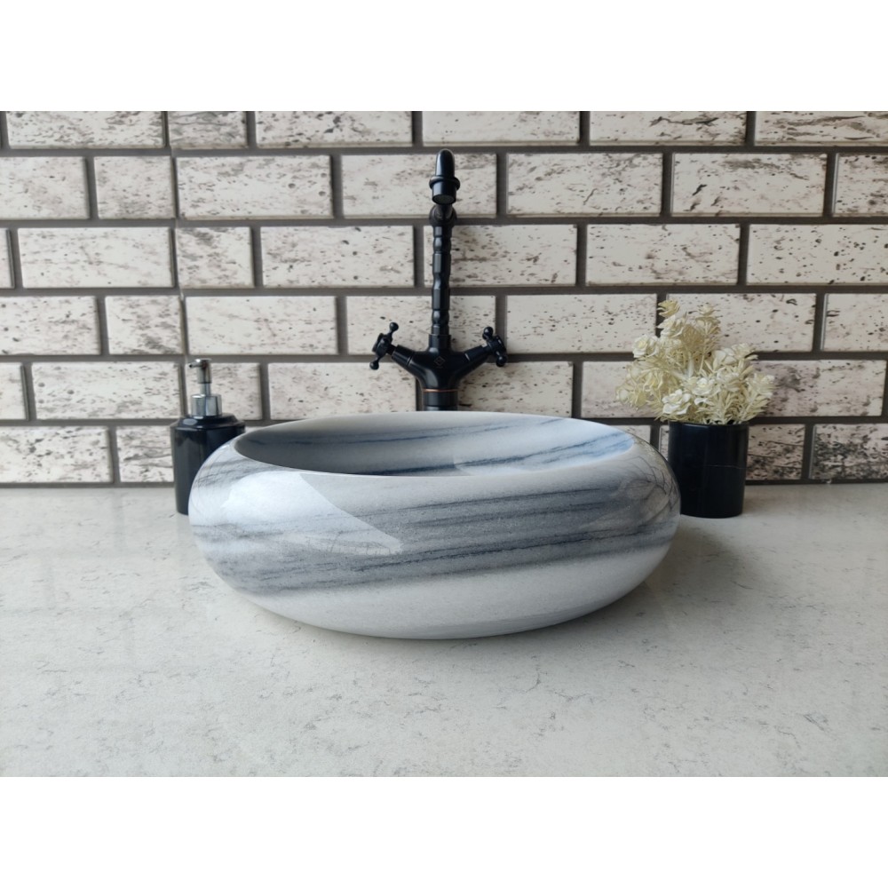 Lined Teker Mermer Lavabo Lined Teker Mermer Lavabo