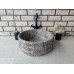 Silver Ducted Mermer Lavabo Silver Ducted Mermer Lavabo