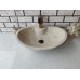 Traverten Elips Tap Mermer Lavabo Traverten Elips Tap Mermer Lavabo