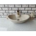 Traverten Elips Tap Mermer Lavabo Traverten Elips Tap Mermer Lavabo