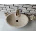 Traverten Elips Tap Mermer Lavabo Traverten Elips Tap Mermer Lavabo