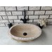 Traverten Special Elips Mermer Lavabo Traverten Special Elips Mermer Lavabo