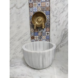 Marmara Çanak Mermer Kurna